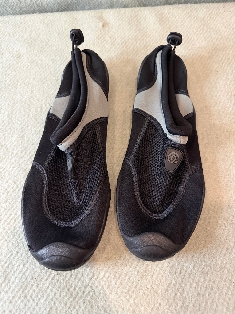 C9 by Champion Black and Gray Water Shoes Sandals Sz 9/10